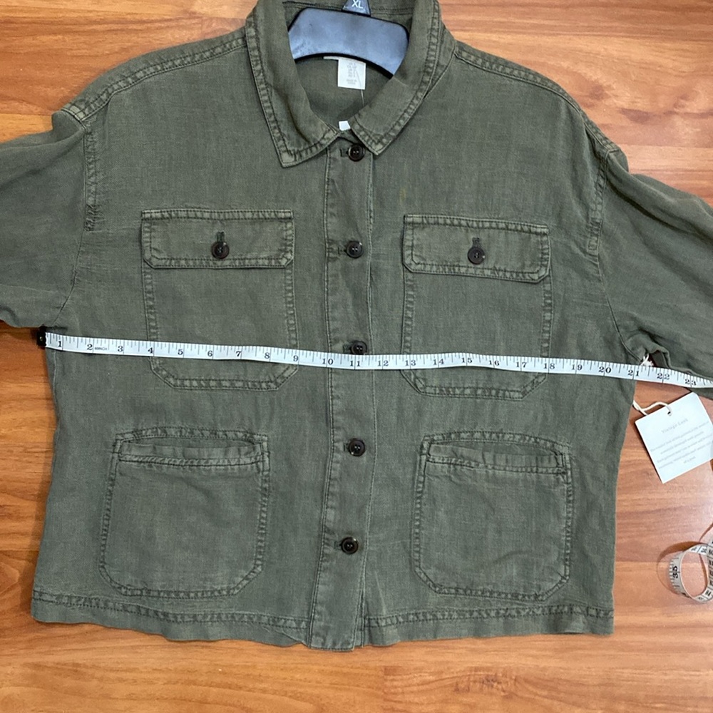 C&C California Linen Blend Utility Jacket - Picture 12 of 13